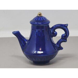 Vintage Miniature Teapot Approximately‎ 3" Tall 4" Wide Including Handle + Spout